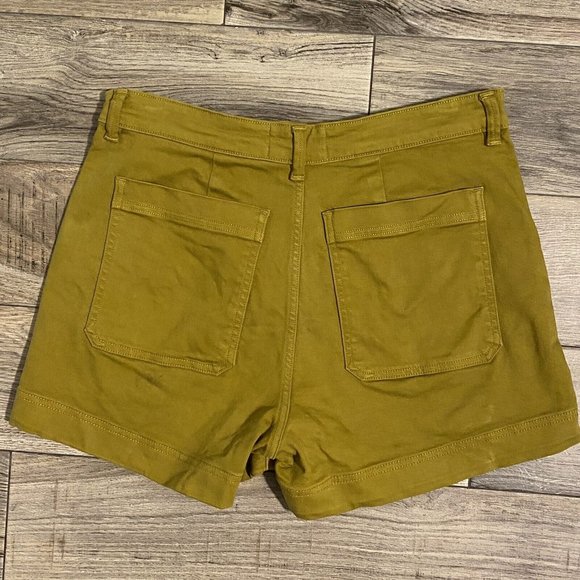 EVERLANE Women’s Size 10 High Rise Cotton Twill Shorts - Picture 10 of 12